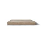 Wastafelblad Gliss Design Massief Hout Rechte Afwerking 120, Doe-het-zelf en Verbouw, Ophalen of Verzenden, Nieuw, Chroom, Bad