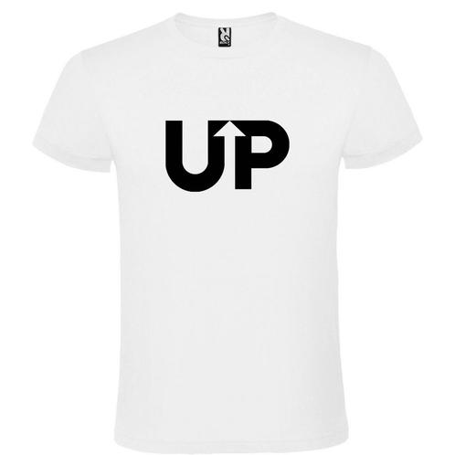  UP in tekst met pijl naar boven, Kleding | Heren, T-shirts, Overige kleuren, Nieuw, Overige maten, Verzenden