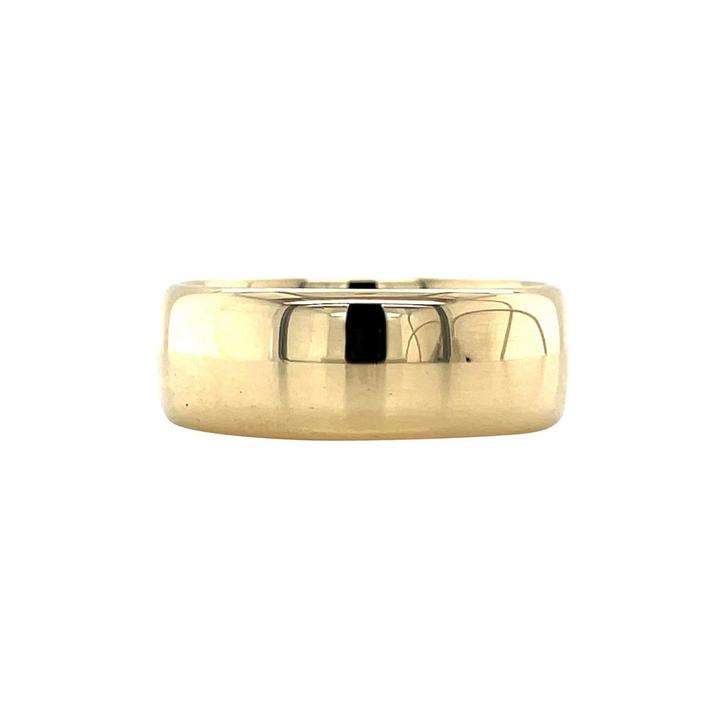 Gouden vintage trouw gladde ring 14 krt, Sieraden, Tassen en Uiterlijk, Ringen, Nieuw, Ophalen of Verzenden