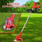 Grastrimmer met accu - Kantenmaaier - Bosmaaier - Rood - OUT, Verzenden, Zo goed als nieuw