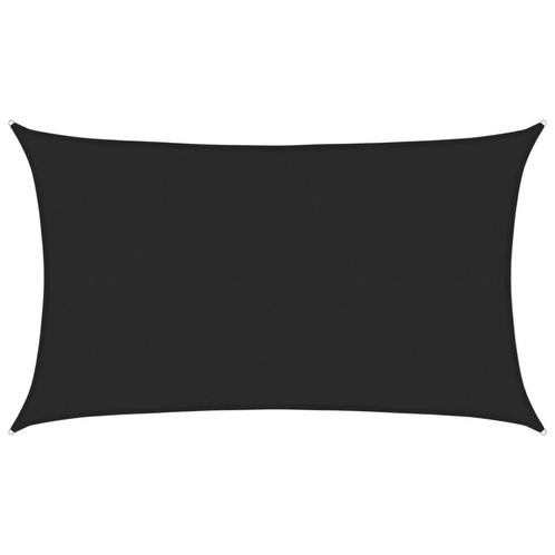 Zonnezeil 5x8m Zwart - Retourdeal - 40% Korting!, Tuin en Terras, Schaduwdoeken, Nieuw, Ophalen of Verzenden