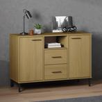 vidaXL Dressoir met metalen poten OSLO 113x40x77 cm, 100 tot 150 cm, Verzenden, Nieuw, 25 tot 50 cm