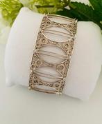 Zilver, Art Deco - Filigraan - Schakelarmband, Antiek en Kunst