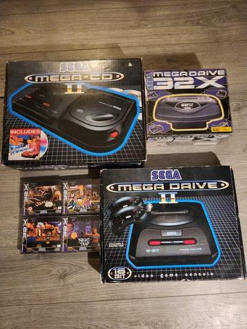 Sega - Mega Drive - II with Mega CD II + 32X & all 4 Mega CD beschikbaar voor biedingen