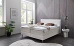 Boxspring V700 - Complete Set - Lichtbeige - 120x200 cm, Verzenden, Nieuw, Modern