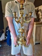 Kandelaber (2) - Verguld brons - Bronzen kandelaars