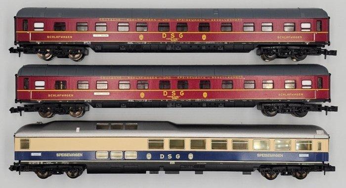 Arnold N - Modeltrein personenwagonset (3) - Set van drie, Hobby en Vrije tijd, Modeltreinen | N-Spoor