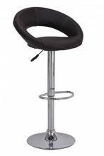 Set Van 2 Barstoel Berga Pu Zwart, Huis en Inrichting, Stoelen, Nieuw, Ophalen of Verzenden, Modern, Stof