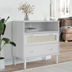 vidaXL Dressoir SENJA rattan-look 80x40x80 cm massief, Huis en Inrichting, Kasten | Dressoirs, Verzenden, Nieuw, 50 tot 100 cm
