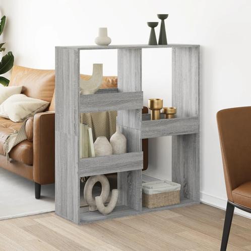 vidaXL kamerscherm 100x33x115 cm bewerkt hout grijs sonoma, Huis en Inrichting, Kasten | Boekenkasten, Nieuw, Overige houtsoorten