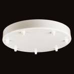 Plafondkap XXL Rond Ø30 cm Wit 7 snoeren, Nieuw