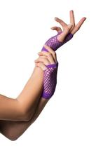 Nethandschoenen vingerloos fluor paars, Kleding | Dames, Ophalen of Verzenden, Nieuw