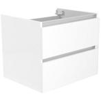Wiesbaden Vision Onderkast Met 2 Laden - 60x46cm - Glans Wit, Ophalen of Verzenden, Nieuw