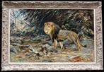 Wilhelm Lorenz (1901-1981) - Lion on a watering place