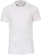 Venti Basis T-shirt Met Stretch Ronde hals Wit 2-Pack, Kleding | Heren, Verzenden, Nieuw, Wit