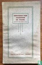 Weele, H. ter - Enschede van voorheen en thans - 1923, Boeken, Verzenden, Gelezen