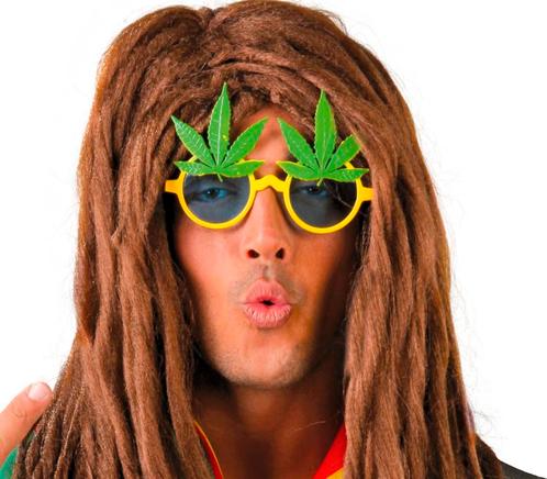 Rasta Bril, Hobby en Vrije tijd, Feestartikelen, Nieuw, Verzenden
