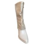 Laars Beige met beige goud kleurige flap, Kleding | Dames, Schoenen, Ophalen of Verzenden, Nieuw, Beige, Lage of Enkellaarzen