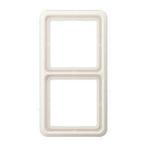 Jung CD500 afdekraam 2-voudig crèmewit - CD582W, Nieuw, Stopcontact