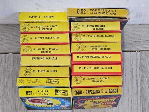 Walt Disney Super 8mm 16 films original con custodia Film, Verzamelen, Fotografica en Filmapparatuur