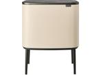 Brabantia Bo Touch Bin Prullenbak - 36 liter - Soft Beige, Verzenden, Zo goed als nieuw