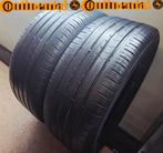 2x 235 55 R17 CONTINENTAL 5 a 5.5mm €60 P.S GEMONTEERD EN AL, Ophalen, Gebruikt, 17 inch, 235 mm