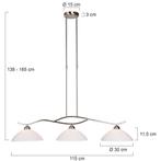 Steinhauer hanglamp Capri 6837ST Tweede Kans, Ophalen, Overige materialen, Klassiek, Zo goed als nieuw