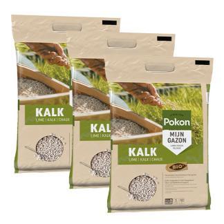 Pokon bio gazonkalk | 150 m² (5 kg, Bio-label), Tuin en Terras, Gras en Kunstgras, Nieuw, Verzenden
