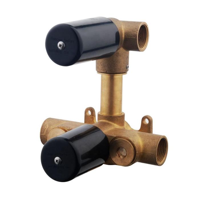 Wiesbaden Inbouwdeel 2-wegs Douchethermostaat, Doe-het-zelf en Verbouw, Sanitair, Kraan, Nieuw, Chroom, Ophalen of Verzenden