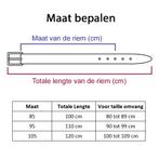 Landley Smalle Dames Riem - Leer - Tailleriem - Wit - 85, Kleding | Dames, Riemen en Ceinturen, Verzenden, Wit, Nieuw, 3 tot 5 cm