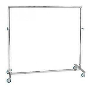 xxl kledingrek op wielen, met rem opvouwbaar incl garantie!!, Zakelijke goederen, Kantoor en Winkelinrichting | Winkel en Inventaris