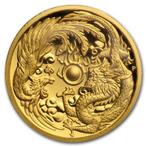 Gouden Dragon and Phoenix 1 oz 2018 (5.000 oplage), Verzenden, Losse munt, Goud