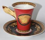Rosenthal - - Gianne Versace - Kop en schotel - Red Medusa -, Antiek en Kunst, Antiek | Glas en Kristal
