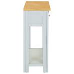 Wandtafel 83x30x73 cm massief eikenhout (Interieur)