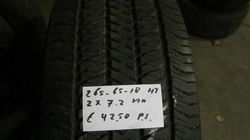 265 65 18 Bridgestone Dueler H/T zomerbanden, Auto-onderdelen, Banden en Velgen, 18 inch, Zomerbanden, 265 mm, Personenwagen, Gebruikt
