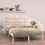 vidaXL Bedframe massief hout 120x200 cm, Bruin, Verzenden, Nieuw, Twijfelaar