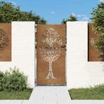 Cortenstaal Poort 85x200cm - Boom Design | Retourdeal -35%, Tuin en Terras, Tuinhekken en Hekwerk, Met poort, Nieuw, Ophalen of Verzenden