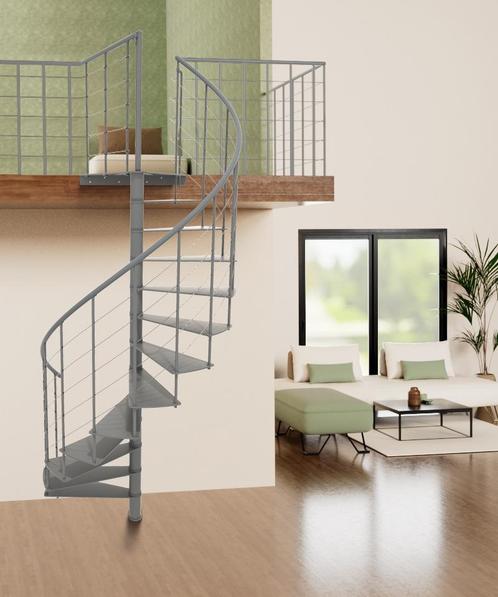Wenteltrap Milano – Bouwpakket trap – Moderne Wenteltrap, Doe-het-zelf en Verbouw, Ladders en Trappen, Trap, Nieuw, 2 tot 4 meter