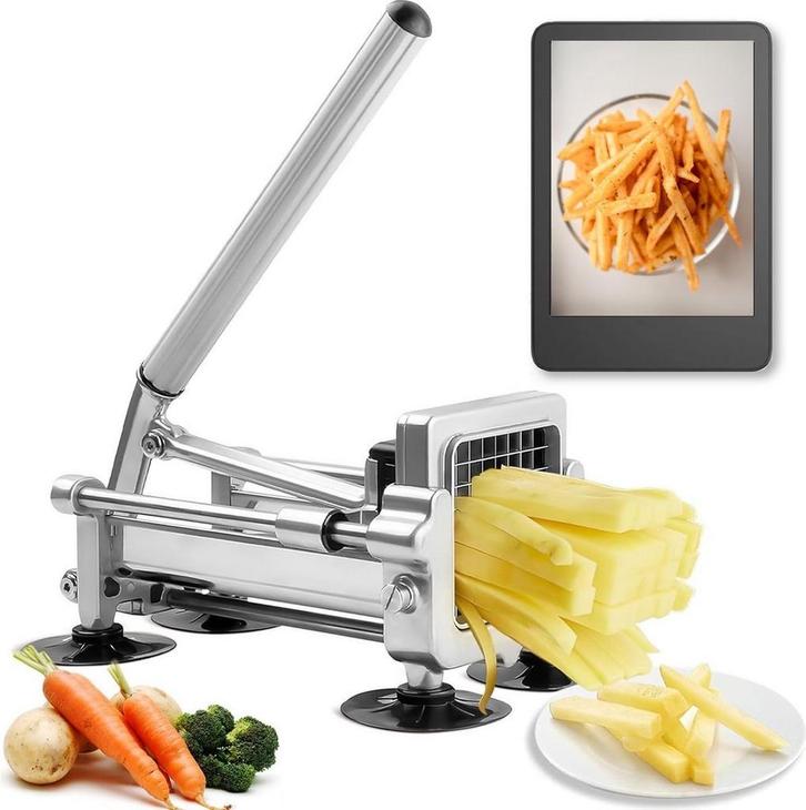 Fornello Frietsnijder Inclusief Receptenboek -, Huis en Inrichting, Keuken | Keukenbenodigdheden, Nieuw, Ophalen of Verzenden