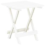 vidaXL Tuintafel inklapbaar 45x43x50 cm kunststof wit, Verzenden, Nieuw, Kunststof