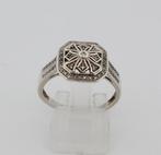 Zonder Minimumprijs - Ring - 9 kt. Witgoud Diamant, Nieuw