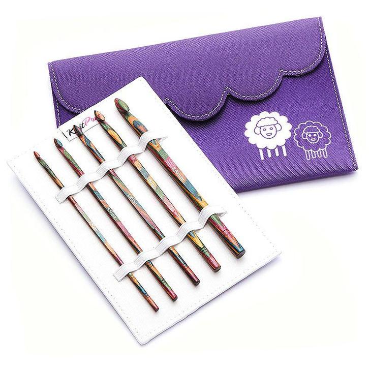 KnitPro Symfonie Wood Haaknaalden - Set, Hobby en Vrije tijd, Breien en Haken, Ophalen of Verzenden