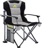 Campingstoel - Visstoel - Vouwstoel - Grijs - Symino, Verzenden, Zo goed als nieuw