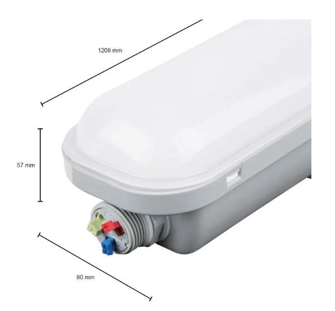 Groothandel Led armatuur 120cm 6000K koppelbaar osram driver, Doe-het-zelf en Verbouw, Bouwverlichting, Lamp met armatuur, Nieuw