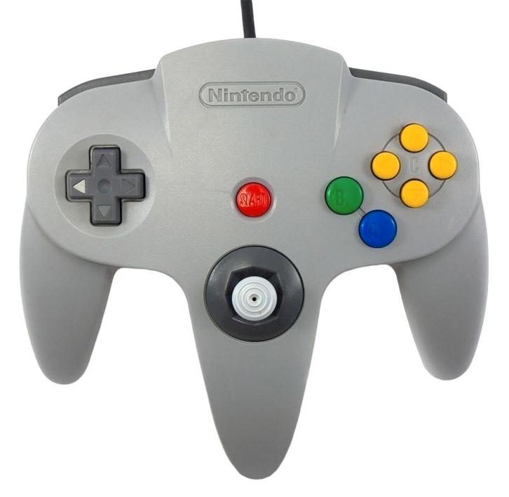 Nintendo N64 Controller - Grijs (Meganisch pookje), Spelcomputers en Games, Spelcomputers | Nintendo Consoles | Accessoires, Zo goed als nieuw