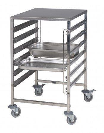 RVS Regaalwagen 6 x GN 2/1 | 65 x 53 cm Saro, Zakelijke goederen, Horeca | Meubilair en Inrichting, Verzenden