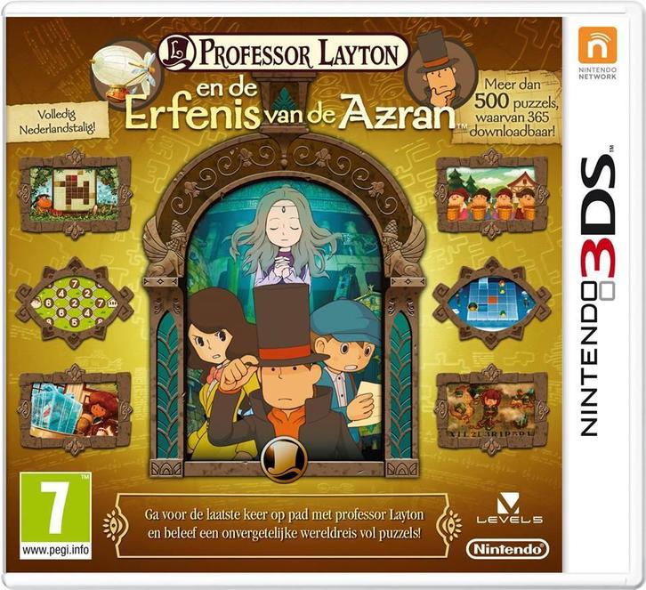 Professor Layton en de Erfenis van de Azran 3DS, Spelcomputers en Games, Games | Nintendo 2DS en 3DS, Zo goed als nieuw, Ophalen of Verzenden