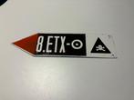 Rare Enamel Military / Industrial Warning Sign – 8. ETX-O