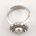 Parel - 925 zilver - Ring - Ambachtelijk, Nieuw