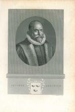 Portrait of Jacobus Arminius, Antiek en Kunst, Kunst | Etsen en Gravures